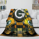 Laden Sie das Bild in den Galerie-Viewer, Green Bay Packers Blanket Flannel Fleece Throw Room Decoration