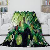 Laden Sie das Bild in den Galerie-Viewer, Green Lantern Blanket Flannel Throw Kids Room Decoration
