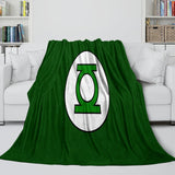 Laden Sie das Bild in den Galerie-Viewer, Green Lantern Blanket Flannel Throw Kids Room Decoration