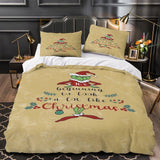 Laden Sie das Bild in den Galerie-Viewer, Grinch Duvet Cover Kids Room Bedding Set Without Filler