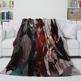 Laden Sie das Bild in den Galerie-Viewer, Hazbin Hotel Blanket Flannel Fleece Throw Room Decoration