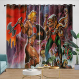 Laden Sie das Bild in den Galerie-Viewer, He-Man And The Masters Curtains Blackout Window Drapes Room Decoration