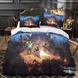 Laden Sie das Bild in den Galerie-Viewer, Helldivers 2 Bedding Set Duvet Cover Without Filler