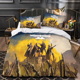 Laden Sie das Bild in den Galerie-Viewer, Helldivers 2 Bedding Set Duvet Cover Without Filler