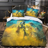 Laden Sie das Bild in den Galerie-Viewer, Helldivers 2 Bedding Set Duvet Cover Without Filler