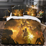 Laden Sie das Bild in den Galerie-Viewer, Helldivers 2 Bedding Set Duvet Cover Without Filler