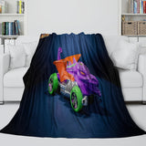 Laden Sie das Bild in den Galerie-Viewer, Hot Wheels Blanket Flannel Kids Room Throw