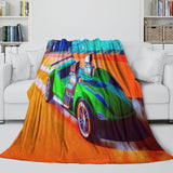 Laden Sie das Bild in den Galerie-Viewer, Hot Wheels Blanket Flannel Kids Room Throw