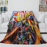 Laden Sie das Bild in den Galerie-Viewer, Hot Wheels Blanket Flannel Kids Throw Room Decoration
