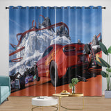 Laden Sie das Bild in den Galerie-Viewer, Hot Wheels Curtains Blackout Window Drapes Kids Room Decoration