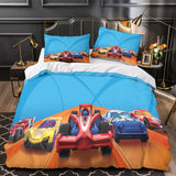 Laden Sie das Bild in den Galerie-Viewer, Hot Wheels Duvet Cover Kids Bedding Sets Without Filler