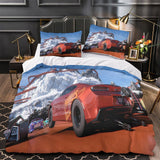 Laden Sie das Bild in den Galerie-Viewer, Hot Wheels Duvet Cover Pattern Bedding Set Without Filler