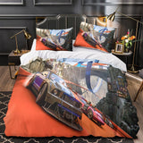 Laden Sie das Bild in den Galerie-Viewer, Hot Wheels Duvet Cover Pattern Bedding Set Without Filler