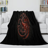 Laden Sie das Bild in den Galerie-Viewer, House of the Dragon Blanket Flannel Fleece Throw Room Decoration