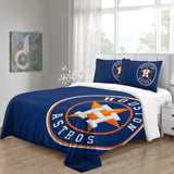 Laden Sie das Bild in den Galerie-Viewer, Houston Astros Bedding Set Quilt Cover Without Filler