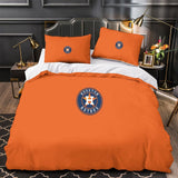Laden Sie das Bild in den Galerie-Viewer, Houston Astros Bedding Set Quilt Cover Without Filler