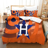 Laden Sie das Bild in den Galerie-Viewer, Houston Astros Bedding Set Quilt Cover Without Filler