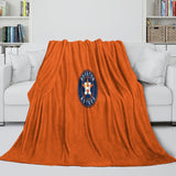 Laden Sie das Bild in den Galerie-Viewer, Houston Astros Blanket Flannel Throw Room Decoration