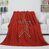 Laden Sie das Bild in den Galerie-Viewer, Houston Astros Blanket Flannel Throw Room Decoration