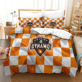 Laden Sie das Bild in den Galerie-Viewer, Houston Dynamo Bedding Set Duvet Cover Without Filler