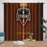 Laden Sie das Bild in den Galerie-Viewer, Houston Dynamo Curtains Blackout Window Drapes Room Decoration