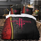 Laden Sie das Bild in den Galerie-Viewer, Houston Rockets Bedding Set Duvet Cover Without Filler