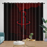 Laden Sie das Bild in den Galerie-Viewer, Houston Rockets Curtains Blackout Window Drapes Room Decoration