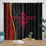 Laden Sie das Bild in den Galerie-Viewer, Houston Rockets Curtains Blackout Window Drapes Room Decoration