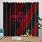 Laden Sie das Bild in den Galerie-Viewer, Houston Rockets Curtains Blackout Window Drapes Room Decoration