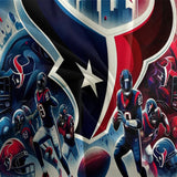 Laden Sie das Bild in den Galerie-Viewer, Houston Texans Bettwäsche-Set, Bettbezug ohne Füllstoff