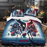Laden Sie das Bild in den Galerie-Viewer, Houston Texans Bettwäsche-Set, Bettbezug ohne Füllstoff