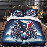 Laden Sie das Bild in den Galerie-Viewer, Houston Texans Bettwäsche-Set, Bettbezug ohne Füllstoff