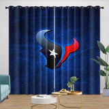 Laden Sie das Bild in den Galerie-Viewer, Houston Texans Curtains Blackout Window Drapes Room Decoration