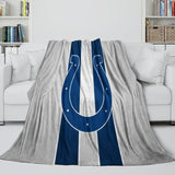 Laden Sie das Bild in den Galerie-Viewer, Indianapolis Colts Blanket Flannel Fleece Throw Room Decoration