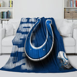 Laden Sie das Bild in den Galerie-Viewer, Indianapolis Colts Blanket Flannel Fleece Throw Room Decoration