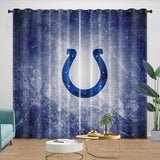 Laden Sie das Bild in den Galerie-Viewer, Indianapolis Colts Curtains Blackout Window Drapes Room Decoration