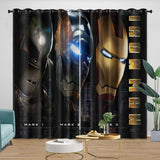 Laden Sie das Bild in den Galerie-Viewer, Iron Man Curtains Blackout Window Drapes Room Decoration