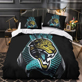 Laden Sie das Bild in den Galerie-Viewer, Jacksonville Jaguars Bedding Set Duvet Cover Without Filler