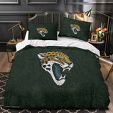 Laden Sie das Bild in den Galerie-Viewer, Jacksonville Jaguars Bedding Set Duvet Cover Without Filler