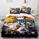 Laden Sie das Bild in den Galerie-Viewer, Demon Slayer Bedding Set Duvet Cover Without Filler