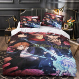 Laden Sie das Bild in den Galerie-Viewer, Jujutsu Kaisen Bedding Set Duvet Cover Without Filler