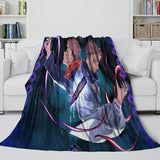 Laden Sie das Bild in den Galerie-Viewer, Jujutsu Kaisen Blanket Flannel Throw Kids Room Decoration