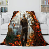 Laden Sie das Bild in den Galerie-Viewer, Jujutsu Kaisen Blanket Flannel Throw Kids Room Decoration