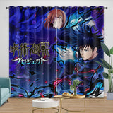 Laden Sie das Bild in den Galerie-Viewer, Jujutsu Kaisen Curtains Blackout Window Drapes