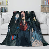 Laden Sie das Bild in den Galerie-Viewer, Jujutsu Kaisen Execution Blanket Flannel Throw Room Decoration