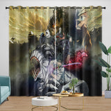 Laden Sie das Bild in den Galerie-Viewer, Jujutsu Kaisen Execution Curtains Blackout Window Drapes Room Decoration
