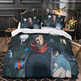 Laden Sie das Bild in den Galerie-Viewer, Jujutsu Kaisen Execution Duvet Cover Bedding Set Without Filler