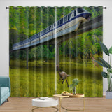 Laden Sie das Bild in den Galerie-Viewer, Jurassic World Curtains Blackout Window Drapes Room Decoration