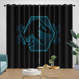 Laden Sie das Bild in den Galerie-Viewer, Jurassic World Curtains Dinosaur  Blackout Window Drapes Room Decoration