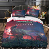 Laden Sie das Bild in den Galerie-Viewer, Jurassic World Duvet Cover Dinosaur Pattern Bedding Set Without Filler